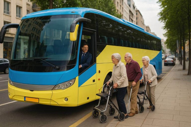 חשיבות שירותי הסעות לגיל הזהב