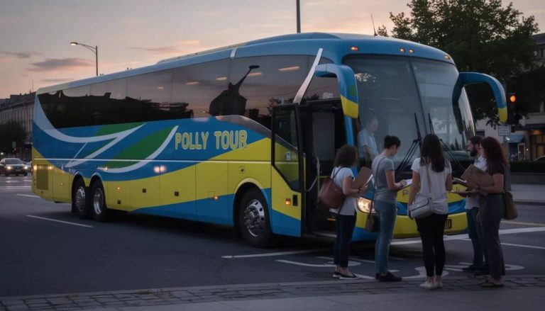 צוות אמנים עולים לאוטובוס צוות אמנים עולים לאוטובוס