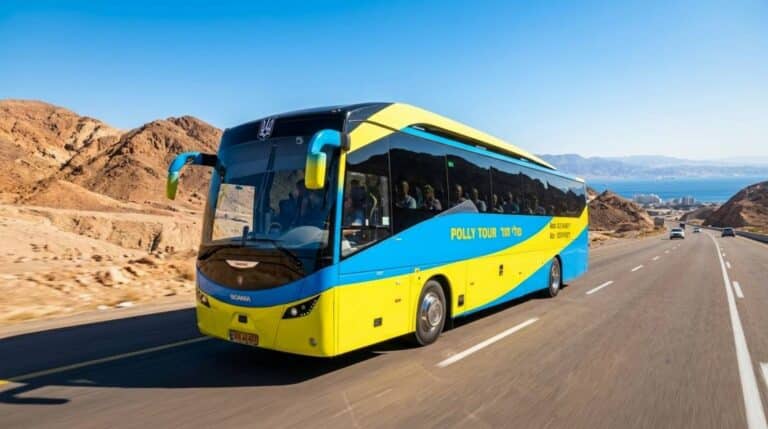 אוטובוס מושכר של פולי תור בדרך לאילת אוטובוס מושכר של פולי תור בדרך לאילת